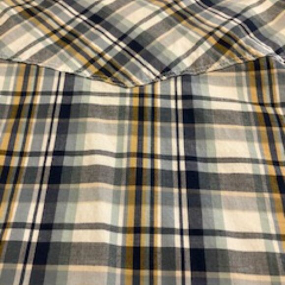 Lucky Brand L/S Snap Shirt  Size M  Saturday Stretch - Picture 9 of 9